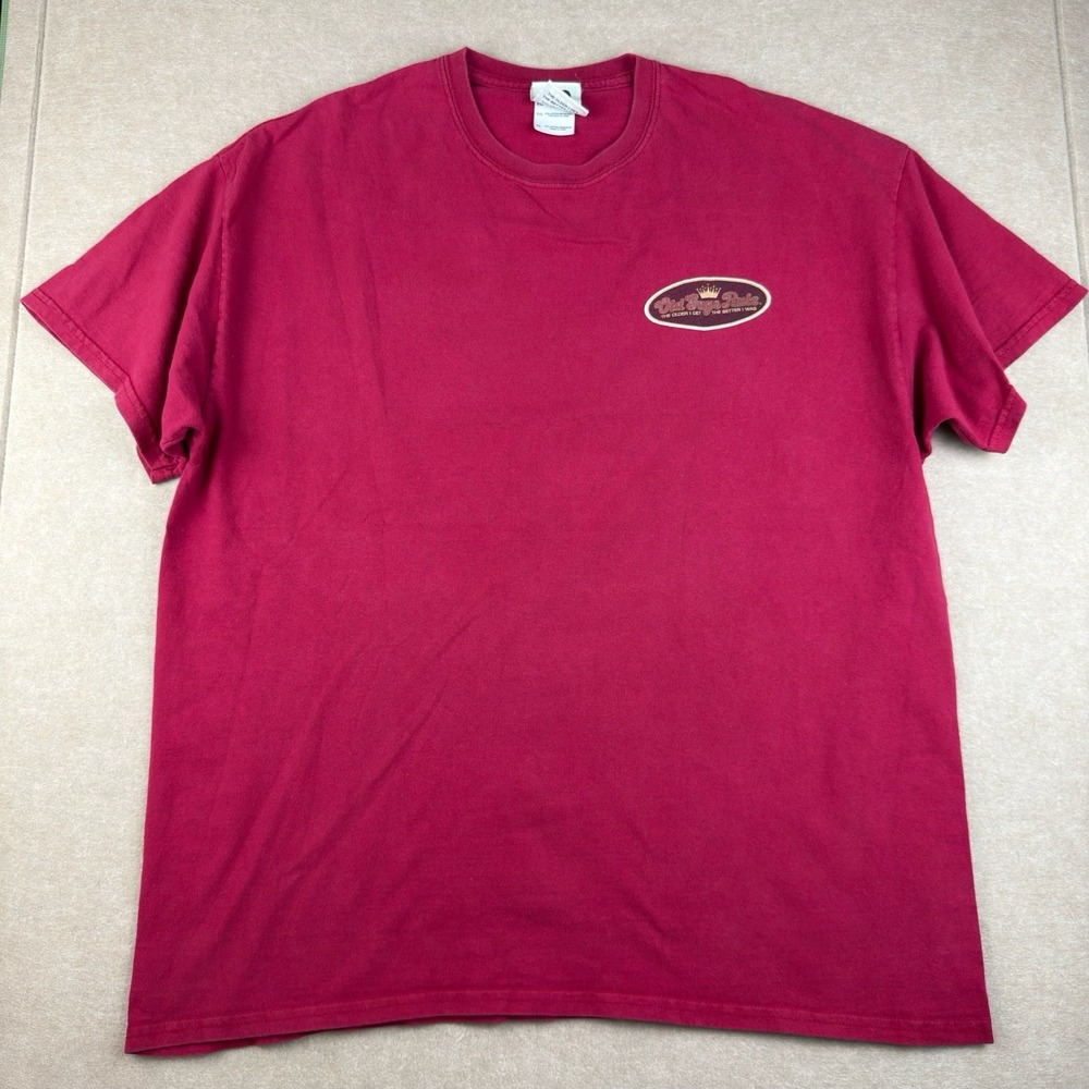Old Guys Rule T-Shirt Men's XL Red The Older‎ I Get The Better I Was Funny Tee